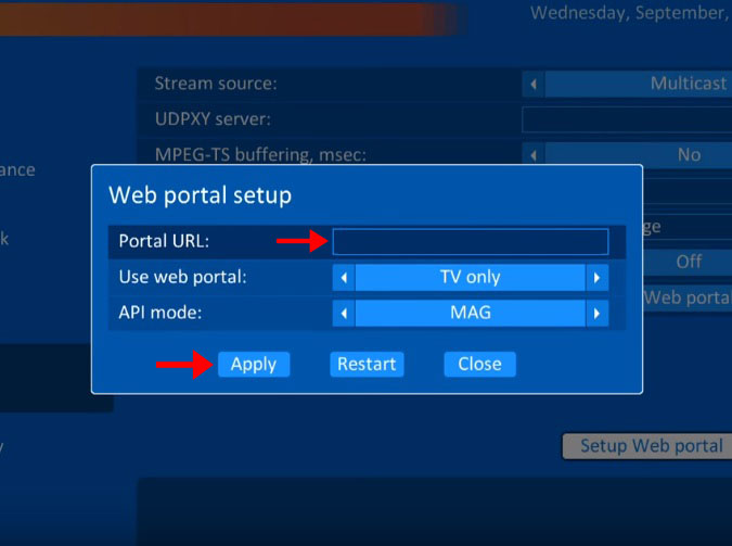 How to setup IPTV on TVIP Box