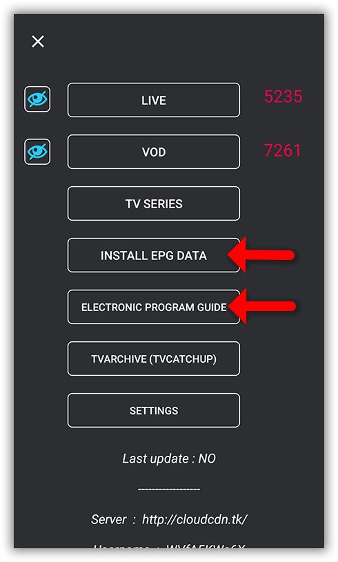 How to add EPG on GSE via Xtream Codes API